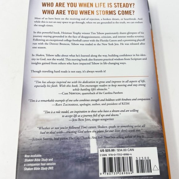 😻Tim Tebow Shaken Book